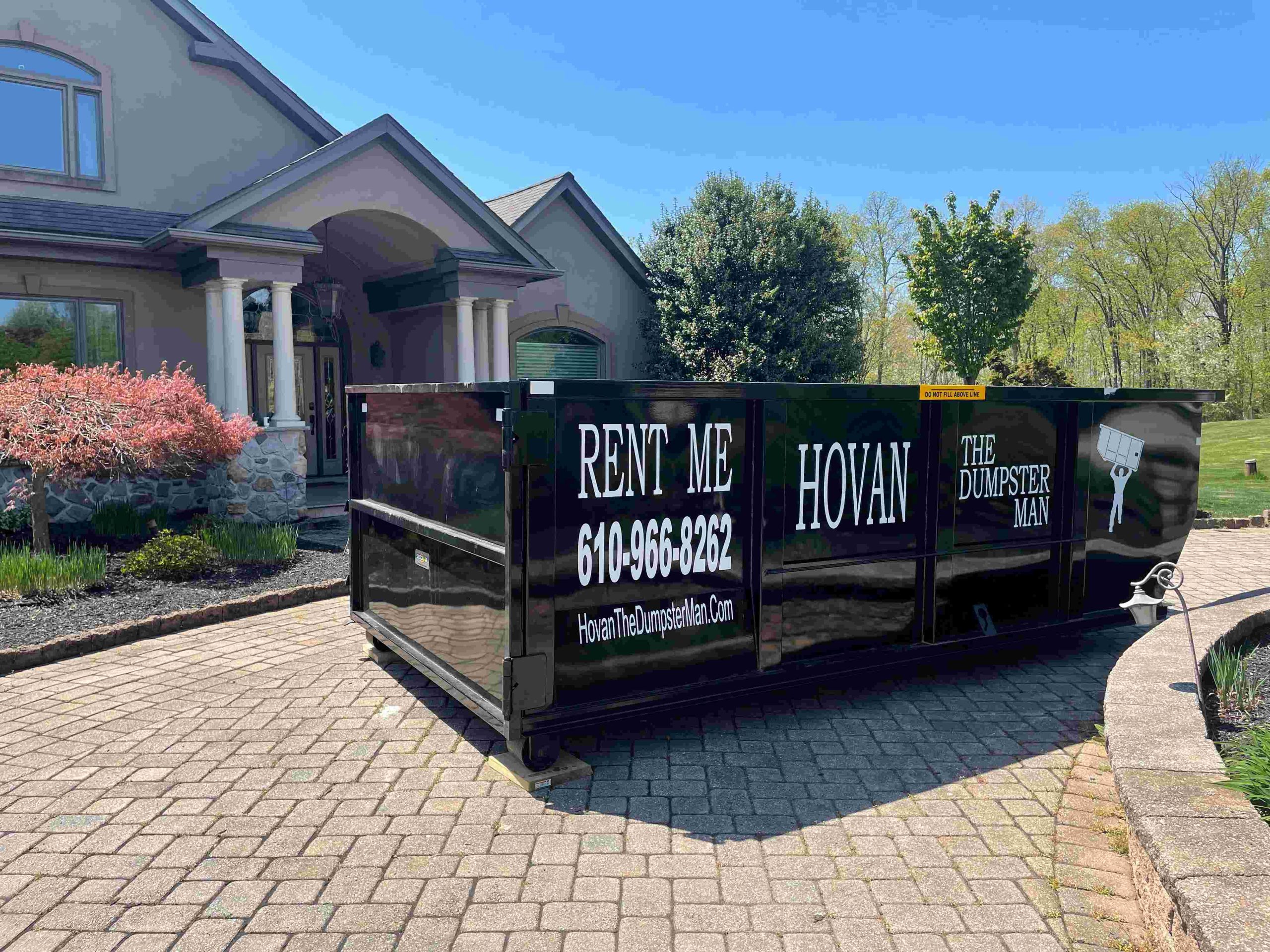 Dumpster rentals from Hovan the Dumpster Man