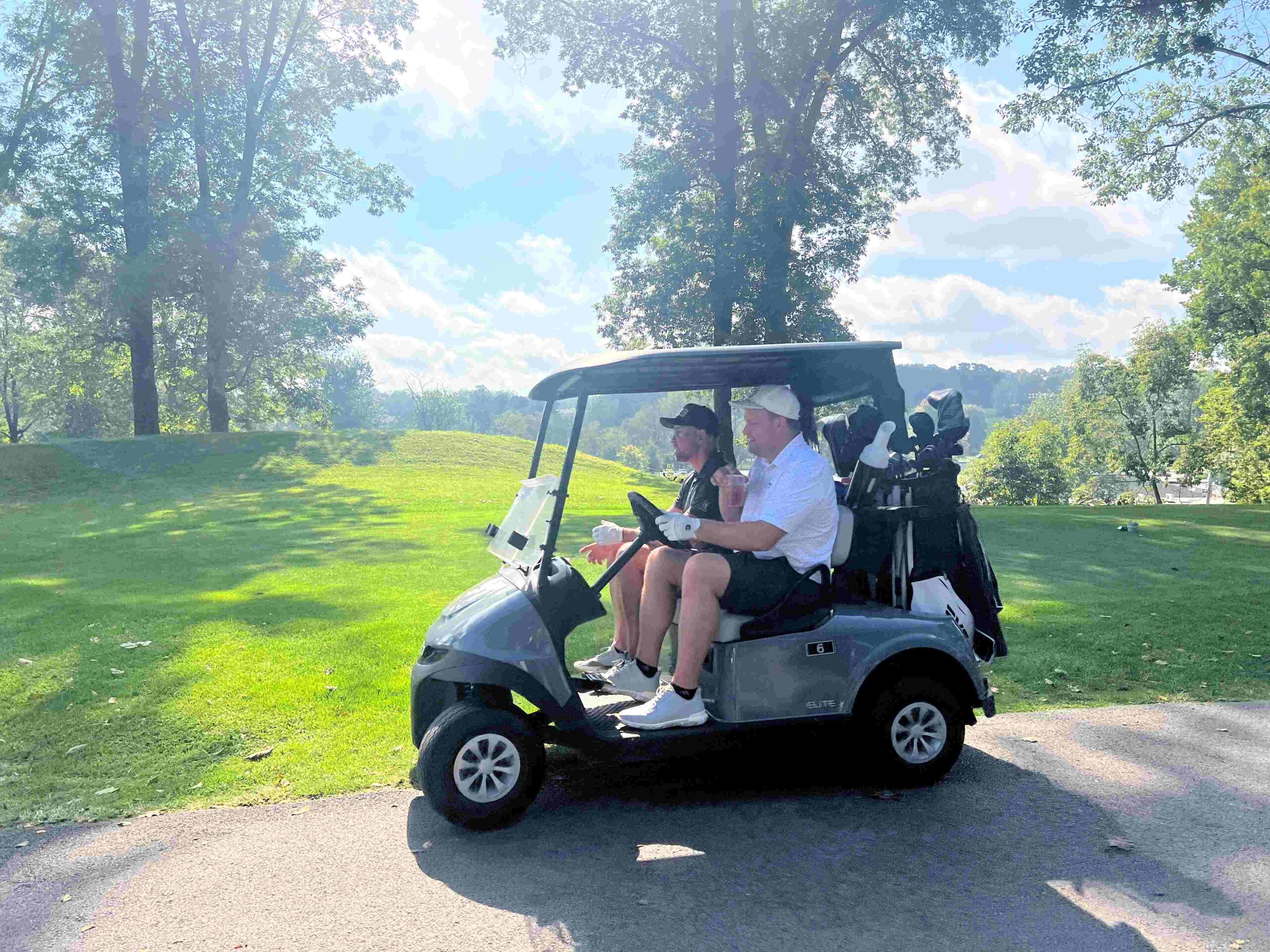 Mark Hovan of CBS is in the lead