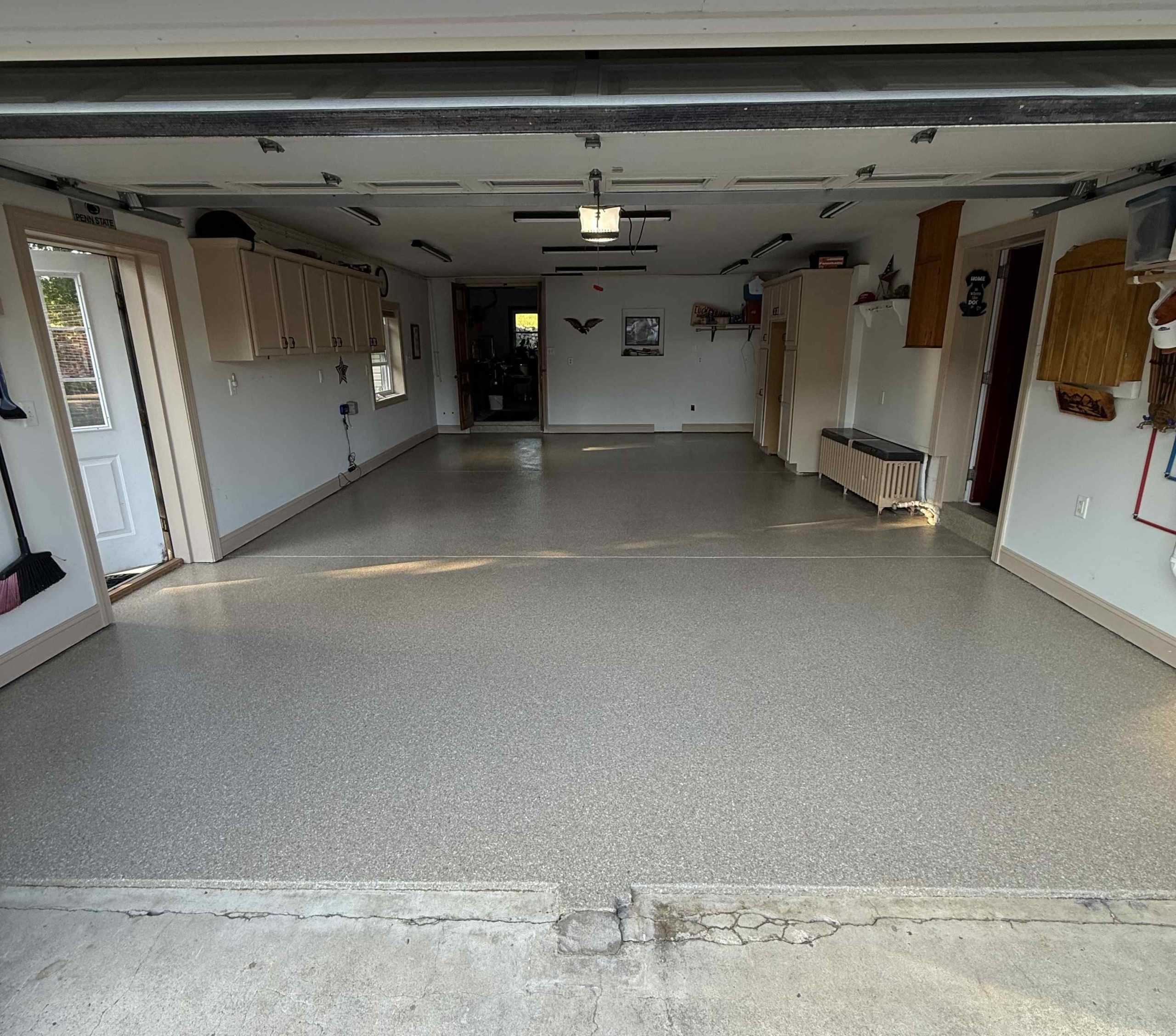 Epoxy garage floors in Macungie, PA