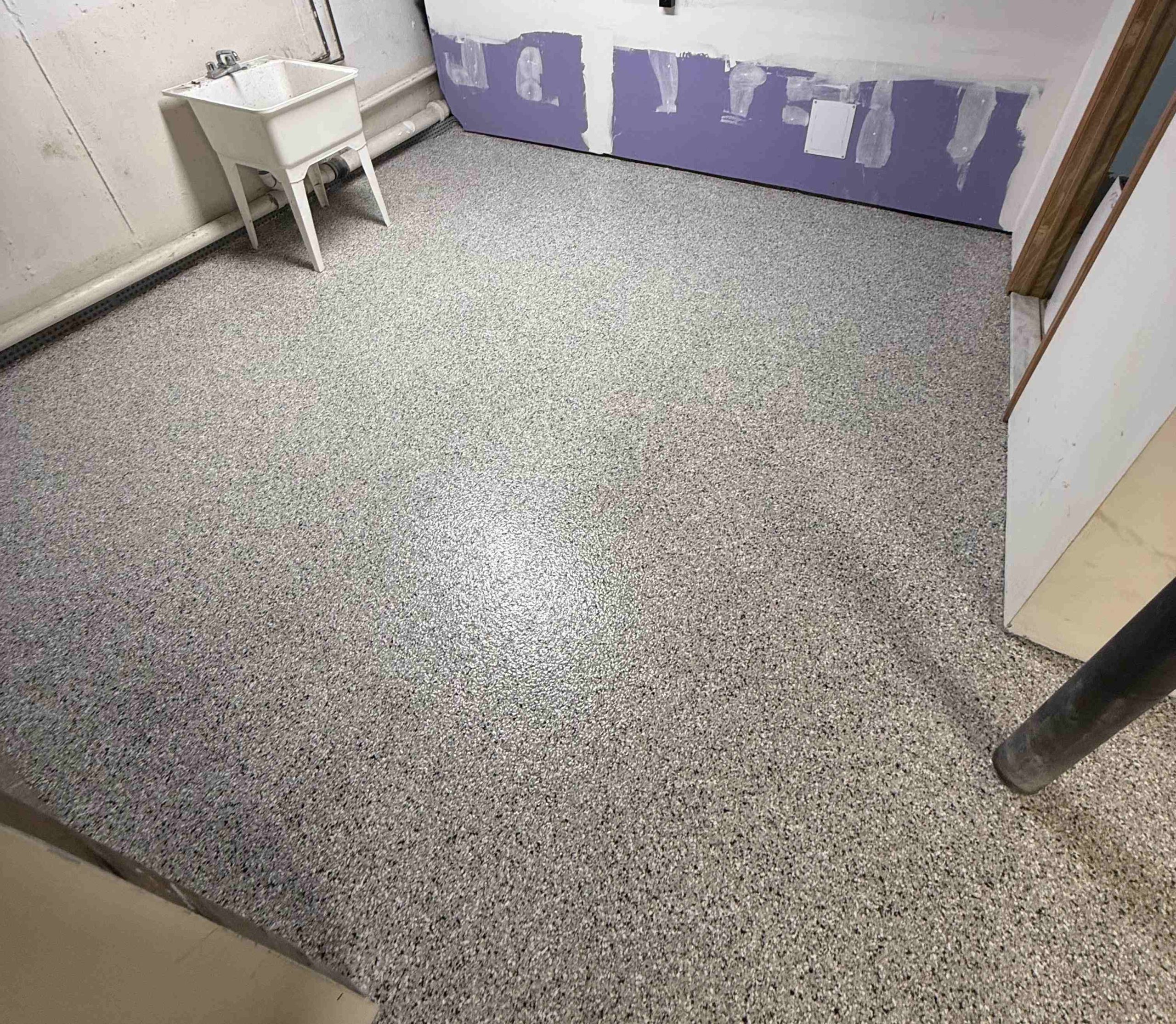 Epoxy garage floor sealcoating in Quakertown, PA